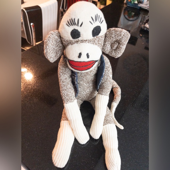 🔥HANDMADE SOCK MONKEY 🙈 - Picture 1 of 7